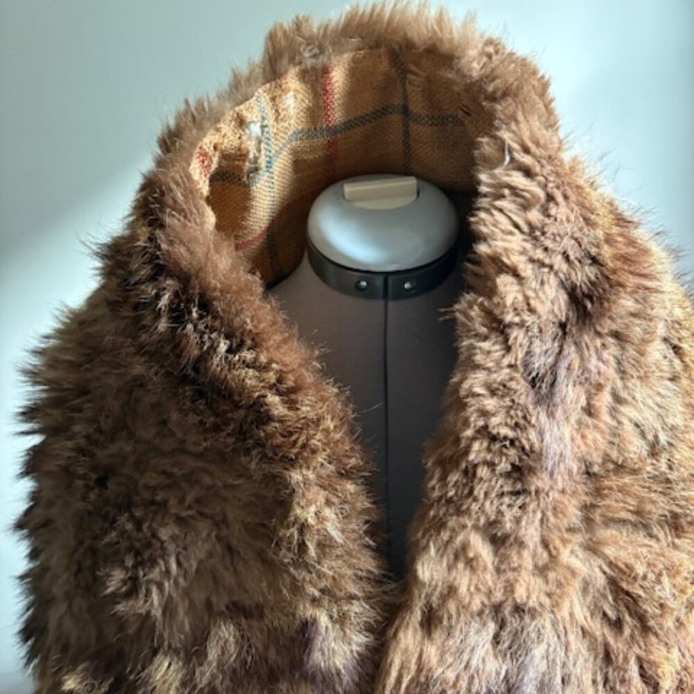 Real Fur Shawl